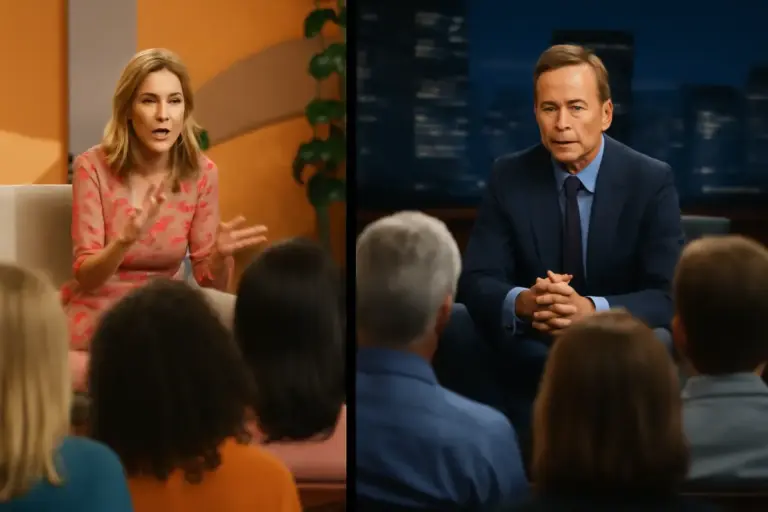 Che differenza c’è tra talk show pomeridiani e d’attualità serale? L’elemento che influisce sul tipo di pubblico